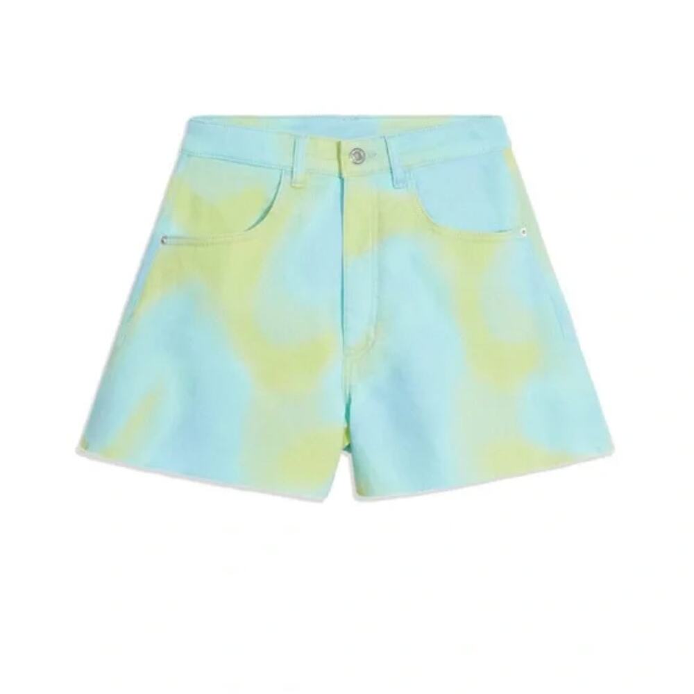 WeWoreWhat - Flare Bell Shorts - Tie Dye - Size 24 - Picture 5 of 6